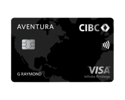 CIBC Aventura Visa Infinite Privilege Card by CIBC - Rewards credit card with $499 annual fee